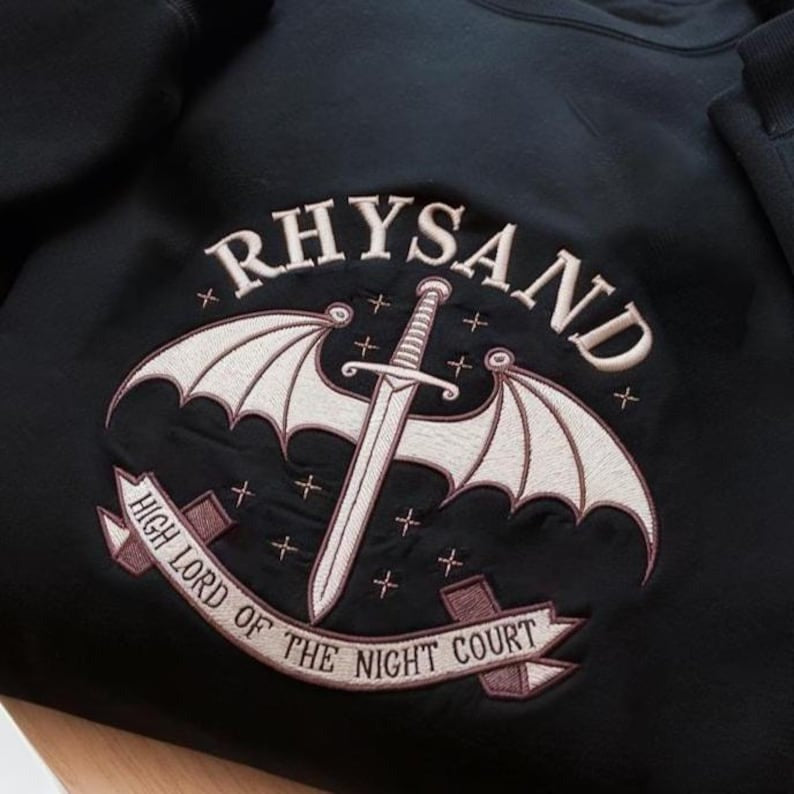 The Bat Boys Rhysand Embroidered Sweatshirt, Rhysand Cassian Azriel Shirt, The Night Court Shirt, Acotar The Night Court Shirt Rhysand Shirt