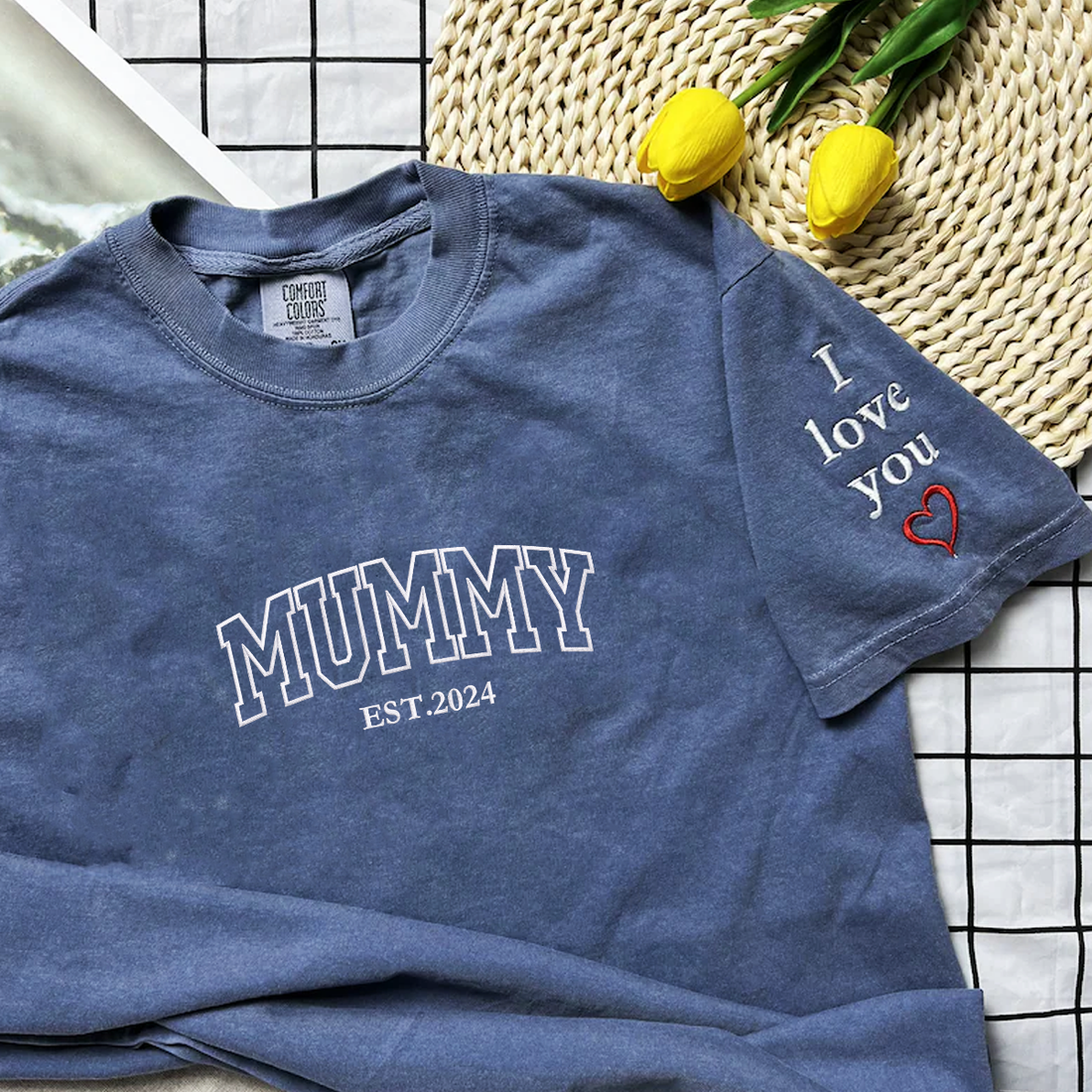Comfort ColorÂ® Embroidered Mummy Shirt