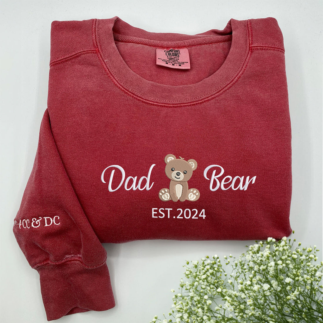 Custom Comfort ColorÂ® Embroidered Dad Bear Shirt