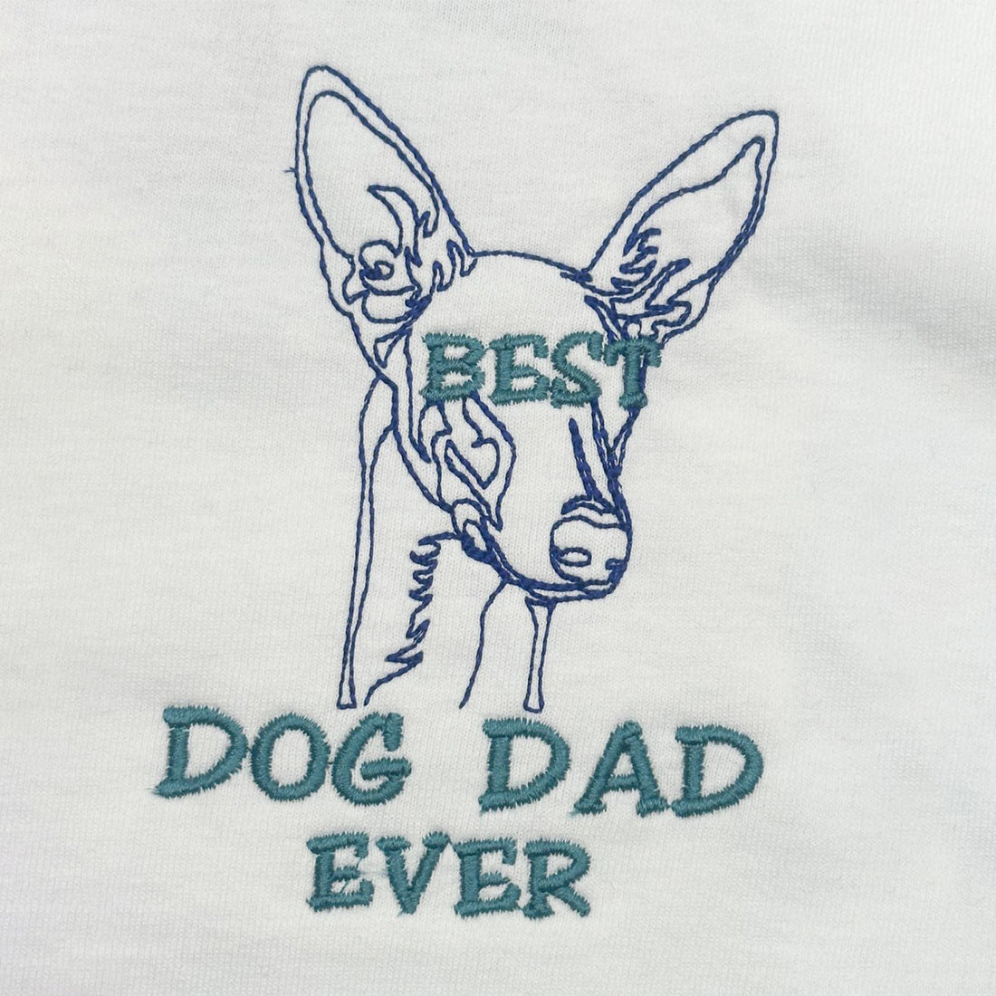 Personalized Best Italian Greyhound Dog Dad Ever Shirt Embroidered Collar, Custom Shirt with Dog Name, Best Gifts For Greyhound Lovers