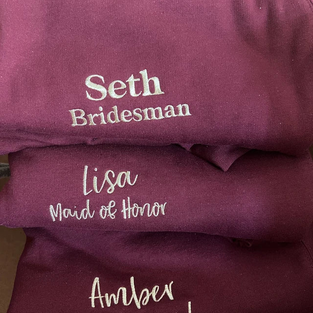 Custom Embroidered Sweatshirts - Unique Gift for Men or Women