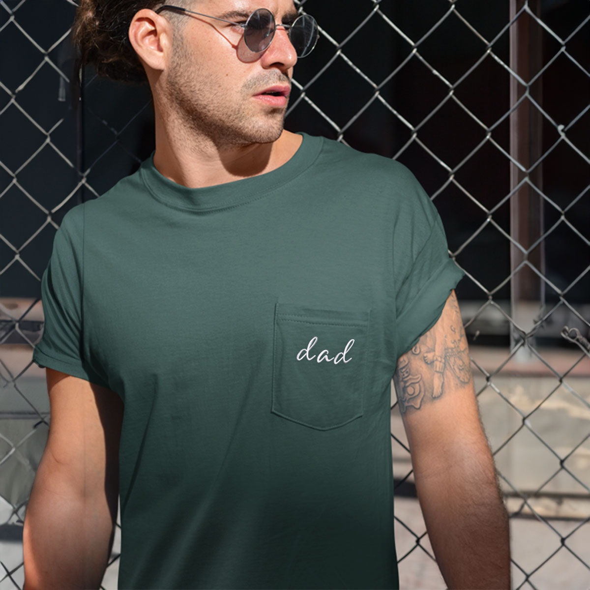 Comfort ColorsÂ® Embroidered Dad Pocket Shirt