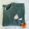 Comfort ColorsÂ® Ð¡ute Ghost Walking Dog Shirt or Sweatshirt