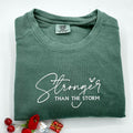 Comfort ColorÂ® Embroidered Stronger Than The Storm Shirt