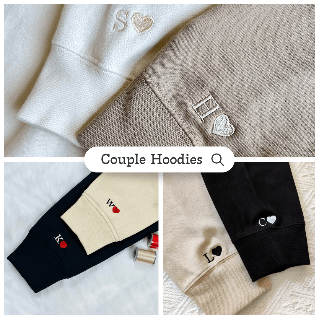Embroidered Bonnie and Clyde Hoodies or Sweatshirts