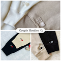 Custom Embroidered Boyfriend and Girlfriend Matching Hoodies for Couples